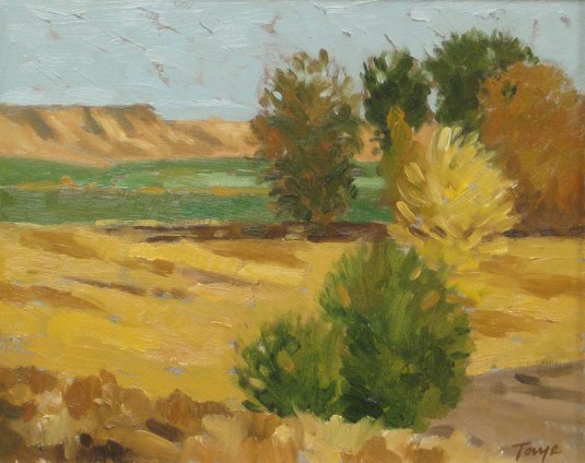 Autumn Colors, Oil on panel, 8 x 10
